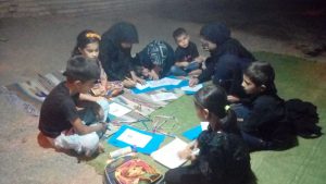 آشنایی کودکان با سیره اهل البیت(ع) در روستای برناباد بخش انابد